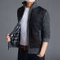 classic long sleeve man thick knitting cardigan zip up open front