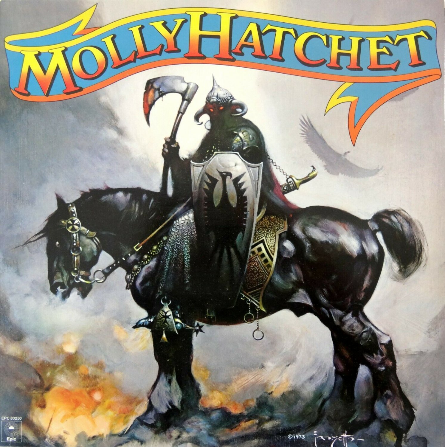 MOLLY HATCHET First Album BANNER Huge 4X4 Ft Fabric Poster Tapestry ...