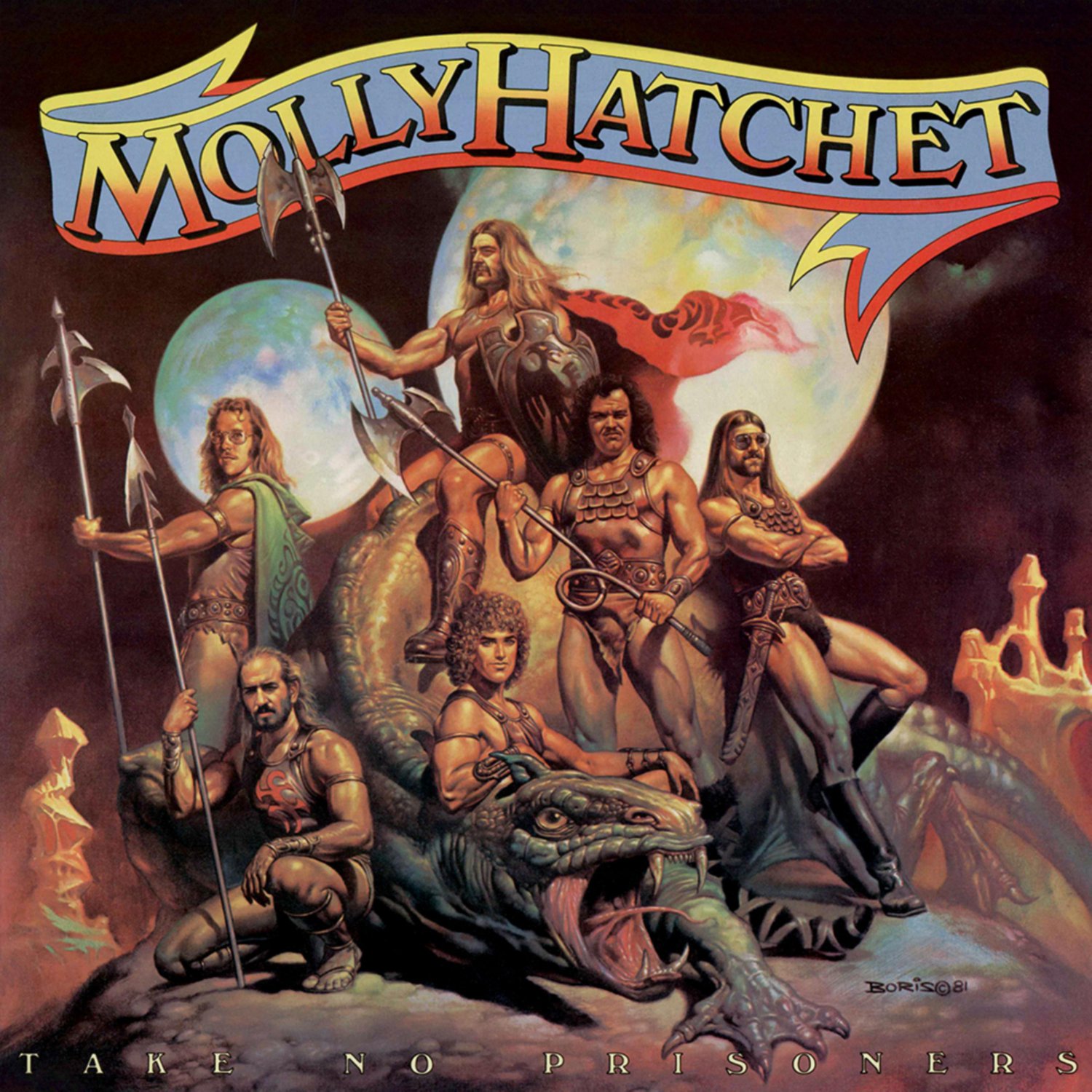 MOLLY HATCHET Take No Prisoners BANNER Huge 4X4 Ft Fabric Poster Tapestry Flag Print album art