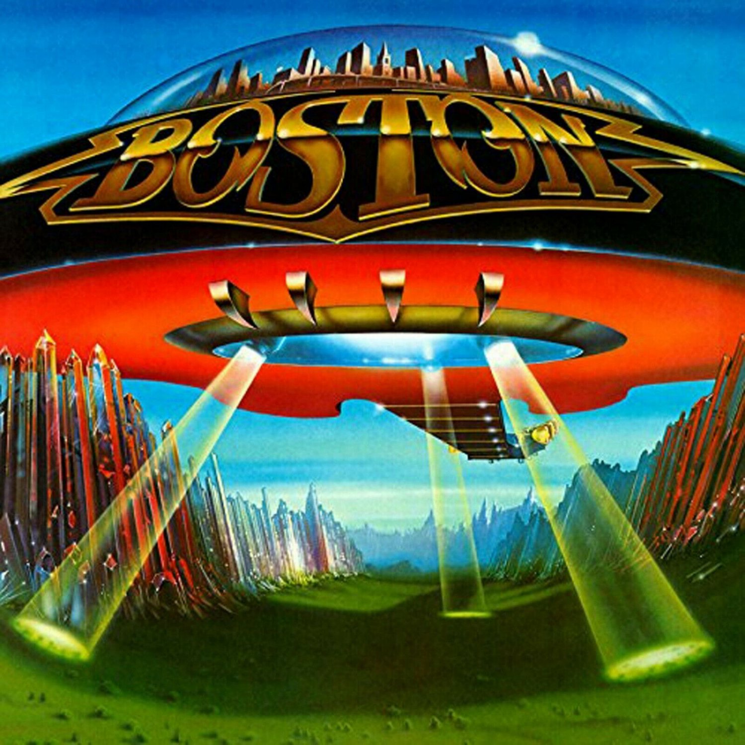 BOSTON Dont Look Back BANNER Huge 4X4 Ft Fabric Poster Tapestry Flag Print album cover art