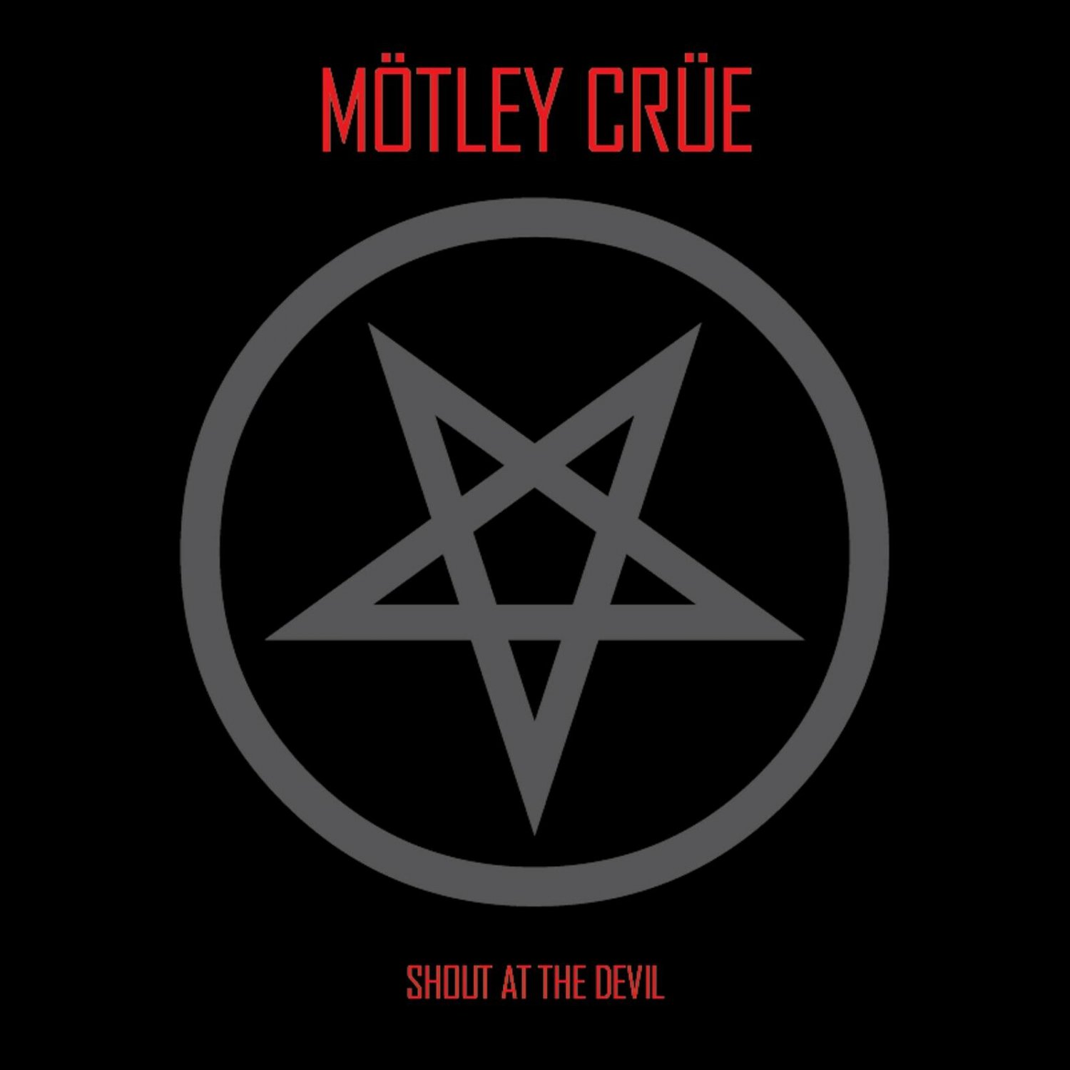 MOTLEY CRUE Pentagram Shout at the Devil BANNER Huge 4X4 Ft Fabric ...