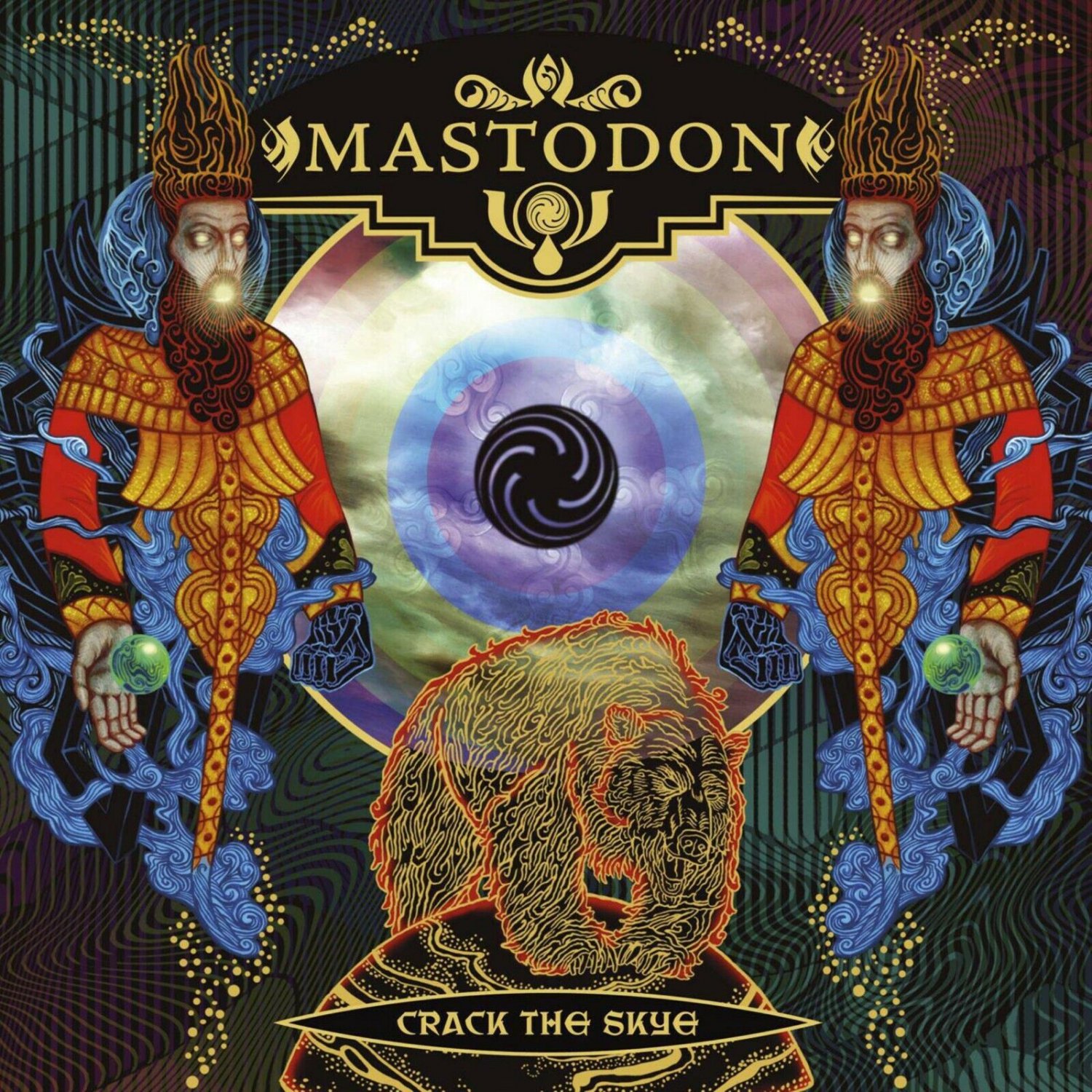 MASTODON Crack the Skye BANNER Huge 4X4 Ft Fabric Poster Tapestry Flag Print album cover art