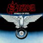 SAXON Wheels of Steel BANNER Huge 4X4 Ft Fabric Poster Tapestry Flag Print album cover art