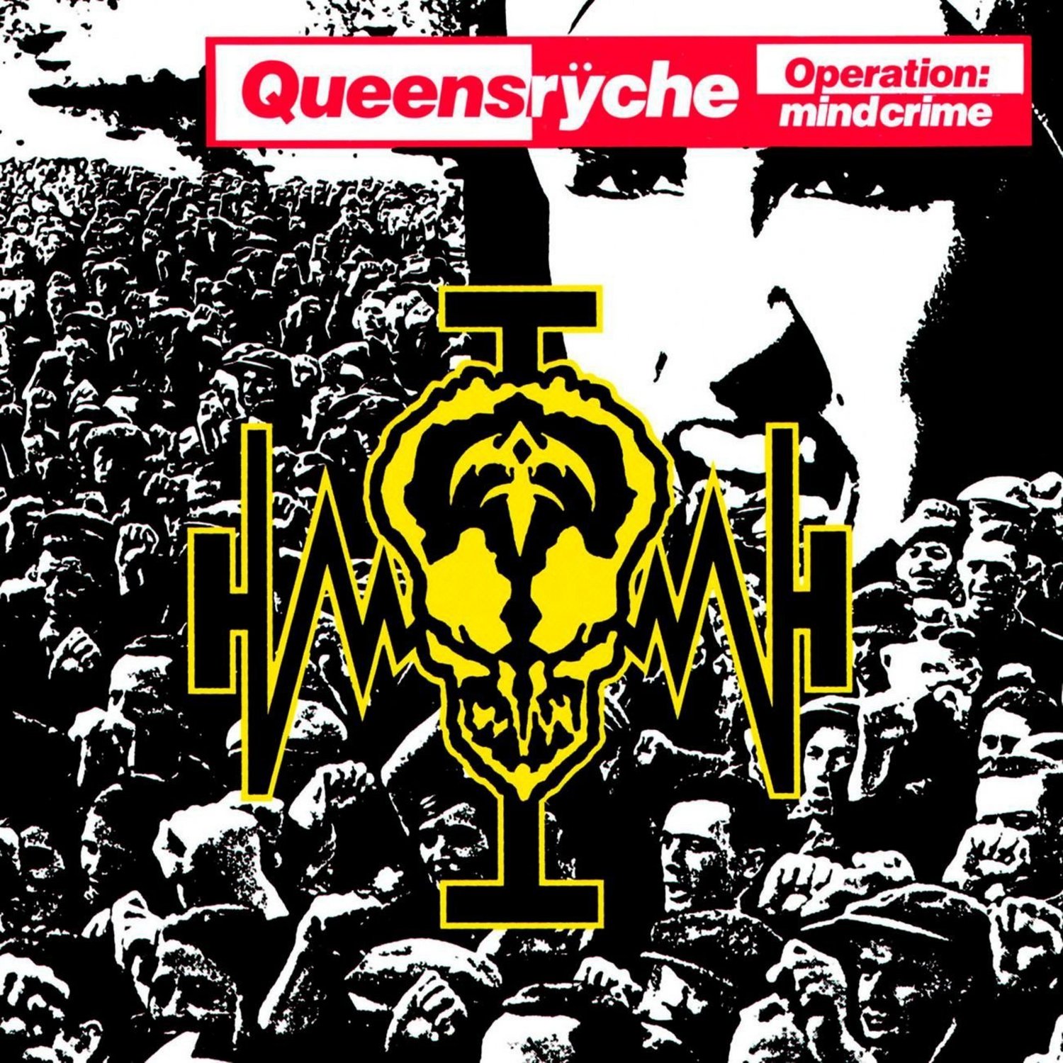 QUEENSRYCHE Operation Mindcrime BANNER Huge 4X4 Ft Fabric Poster Tapestry Flag Print album cover art