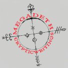 MEGADETH Cryptic Writings BANNER Huge 4X4 Ft Fabric Poster Tapestry Flag Print album cover art