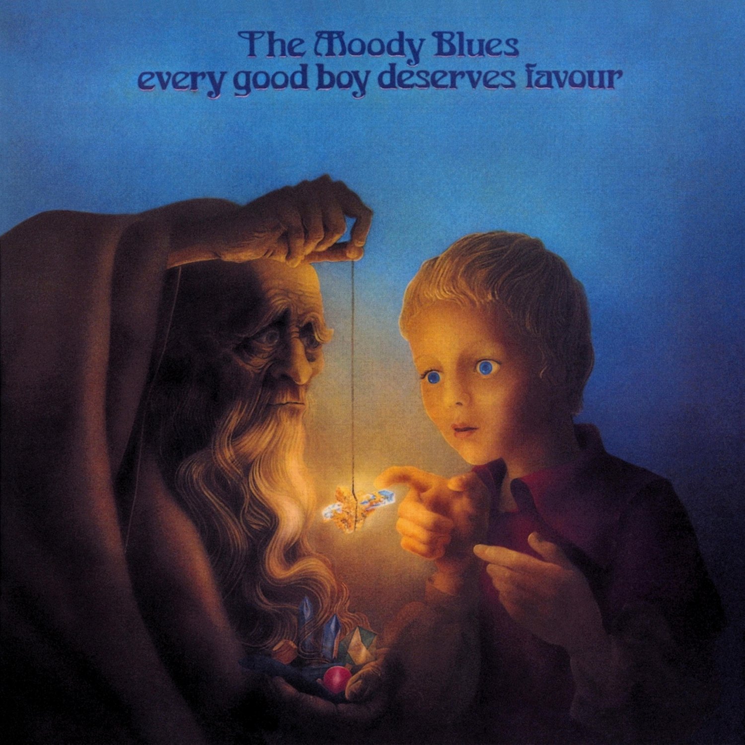MOODY BLUES Every Good Boy Deserves Favour BANNER Huge 4X4 Ft Fabric Poster Tapestry Flag album art
