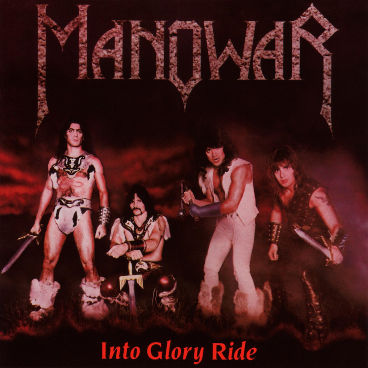 MANOWAR Into Glory Ride BANNER Huge 4X4 Ft Fabric Poster Tapestry Flag Print album cover art