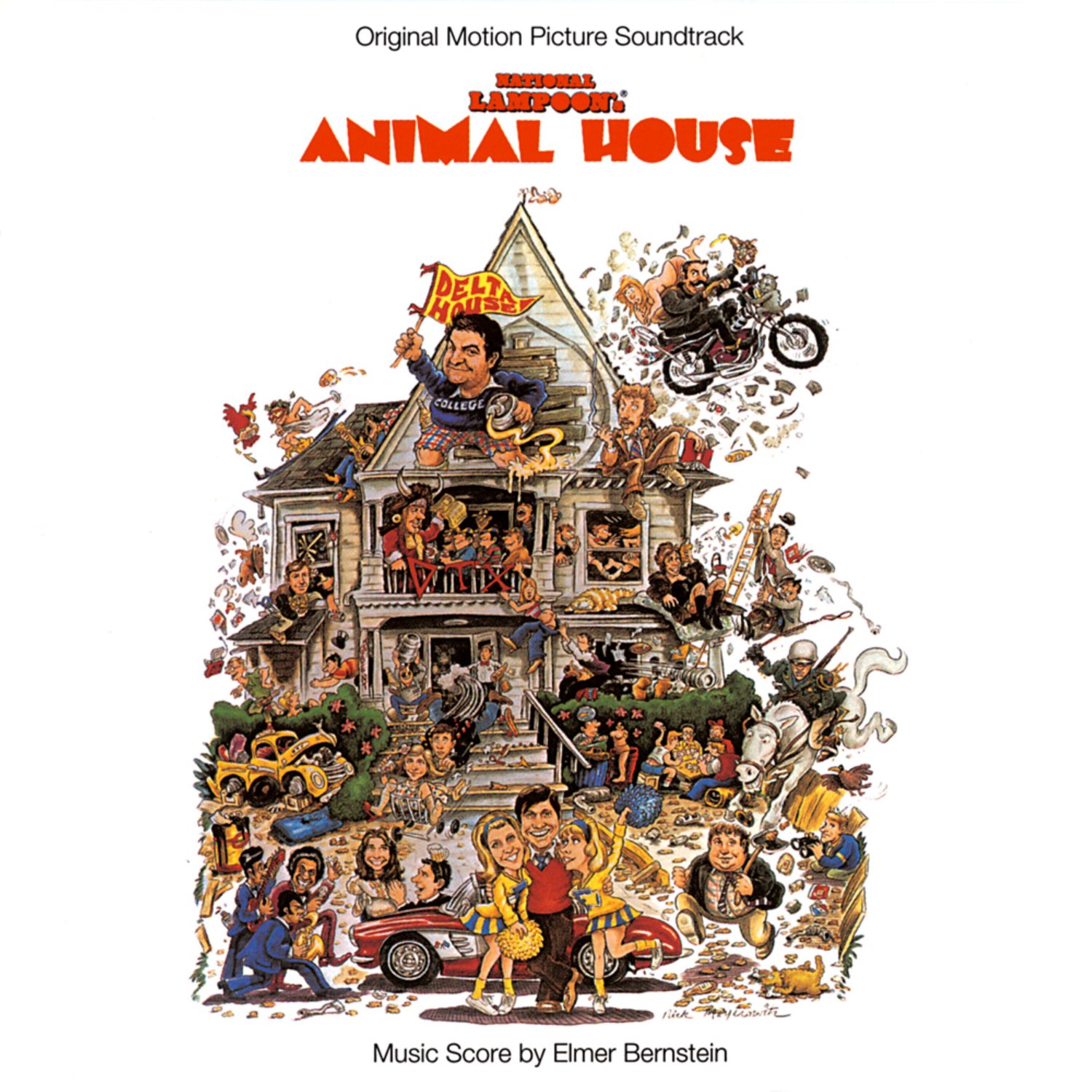 ANIMAL HOUSE Soundtrack BANNER Huge 4X4 Ft Fabric Poster Tapestry Flag Print movie art