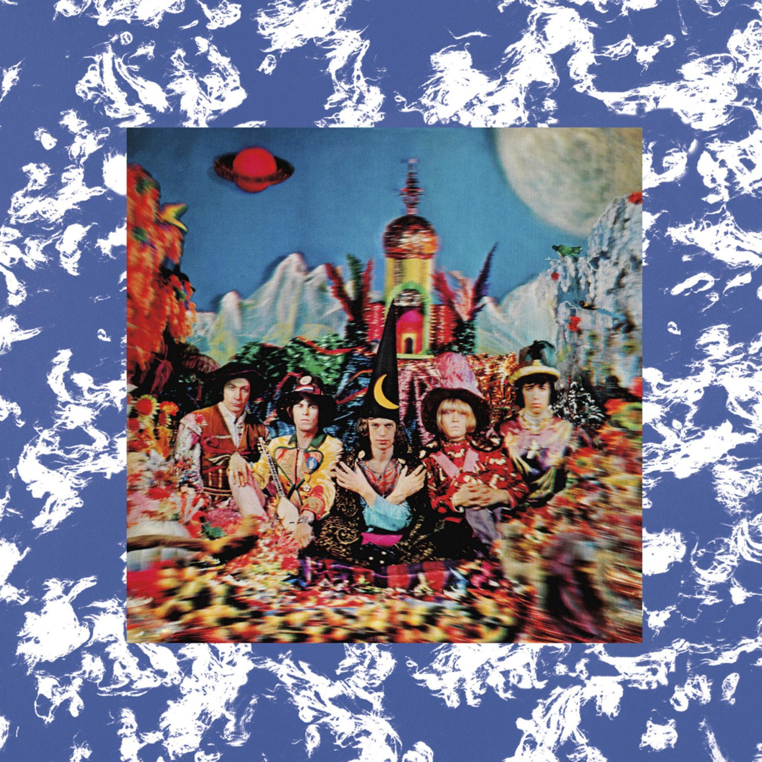 ROLLING STONES Their Satanic Majesties Request BANNER Huge 4X4 Ft Fabric Poster Tapestry Flag art