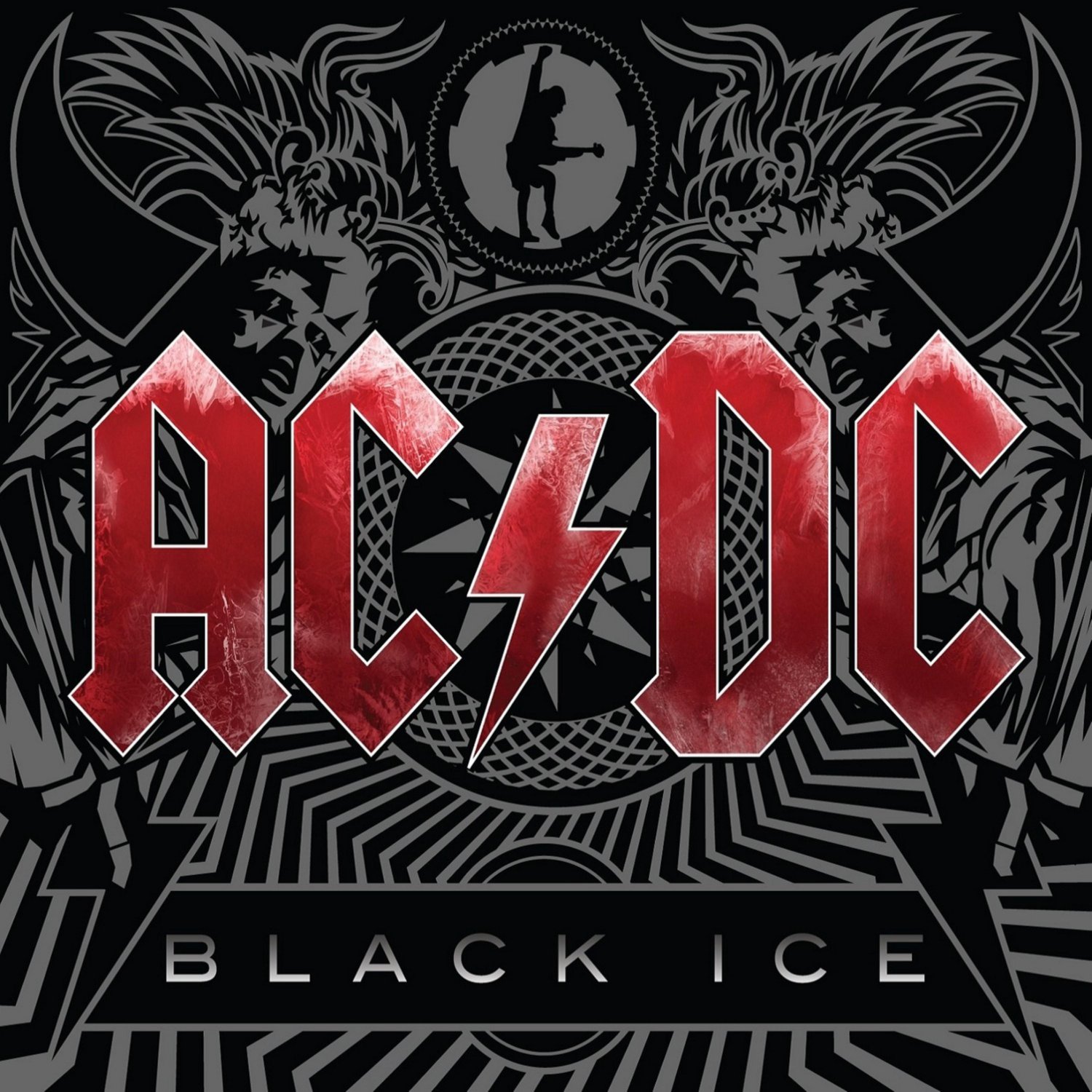 AC/DC Black Ice Huge 4X4 Ft Fabric Poster Tapestry Flag Print album cover art