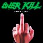 OVERKILL F*ck You BANNER Huge 4X4 Ft Fabric Poster Tapestry Flag Print album cover art