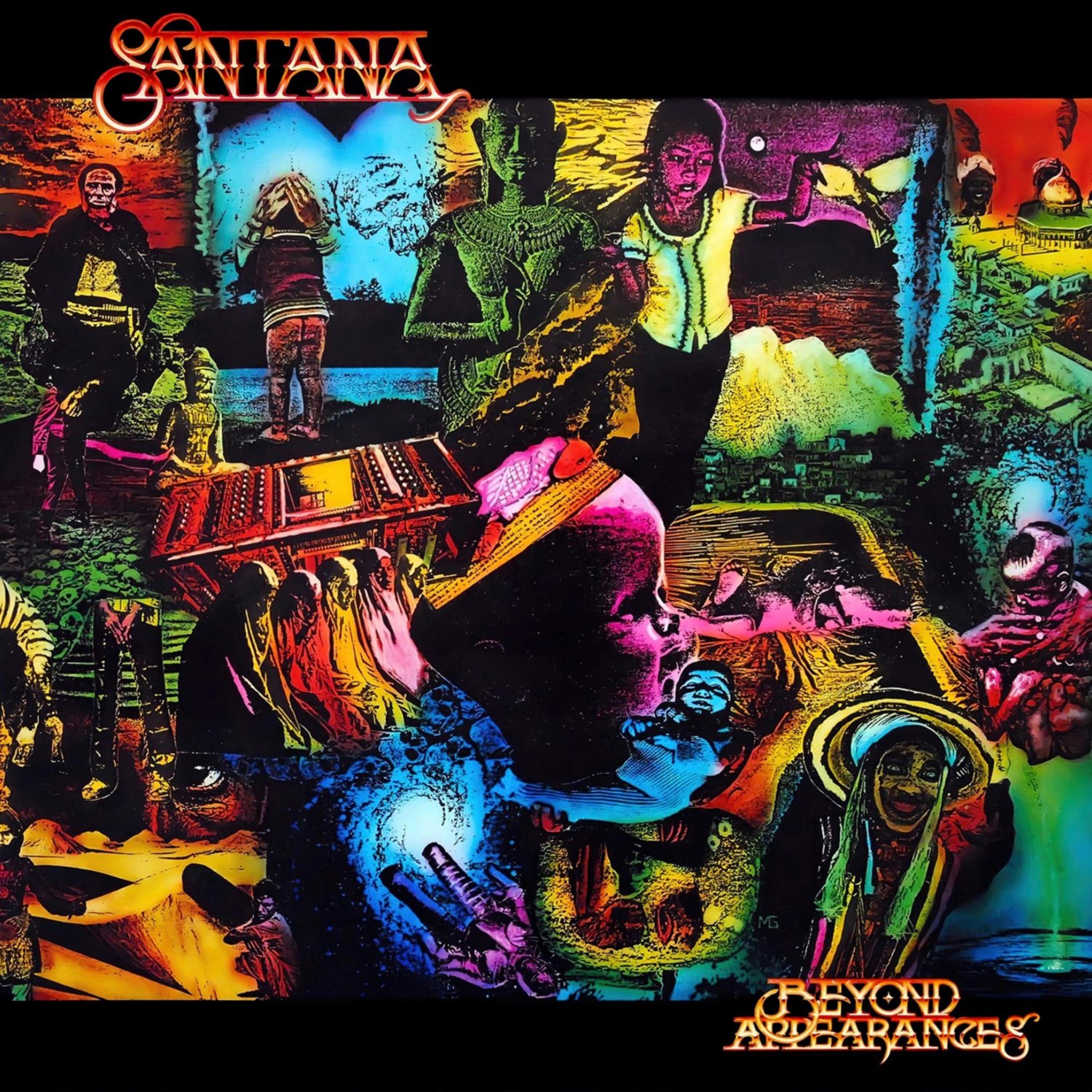 SANTANA Beyond Appearances BANNER HUGE 4X4 Ft Fabric Poster Tapestry Flag cover art