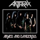 ANTHRAX Armed and Dangerous BANNER Huge 4X4 Ft Fabric Poster Tapestry Flag Print album cover art