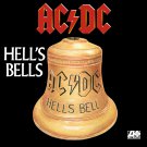 AC/DC Hells's Bells HUGE 4X4 Ft Fabric Poster Tapestry Flag Print album cover art