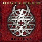 DISTURBED Believe BANNER Huge 4X4 Ft Fabric Poster Tapestry Flag Print album cover art