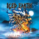 ICED EARTH Alive in Athens BANNER Huge 4X4 Ft Fabric Poster Tapestry Flag Print album cover art