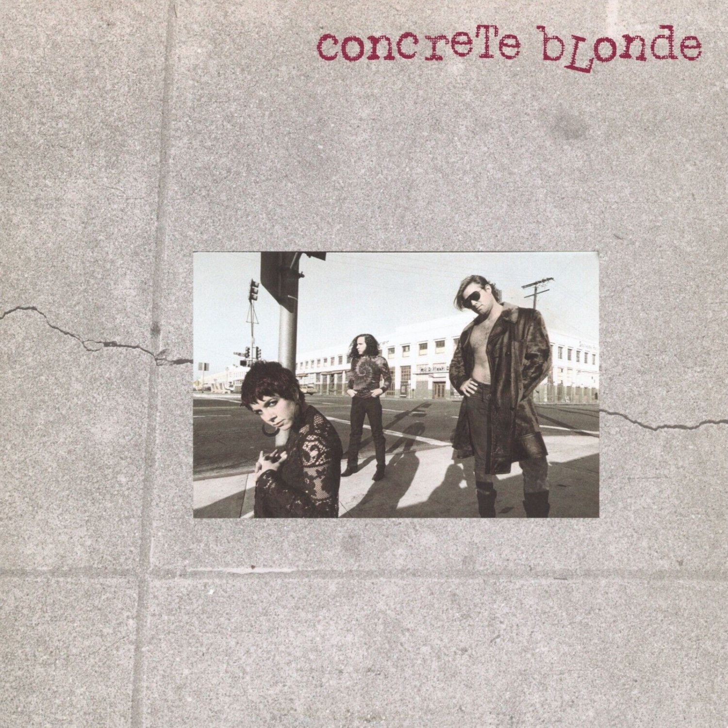 CONCRETE BLONDE First Album BANNER 2x2 Ft Fabric Poster Tapestry Flag