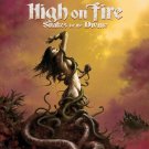 HIGH ON FIRE Snakes for the Divine BANNER 2x2 Ft Fabric Poster Flag album art