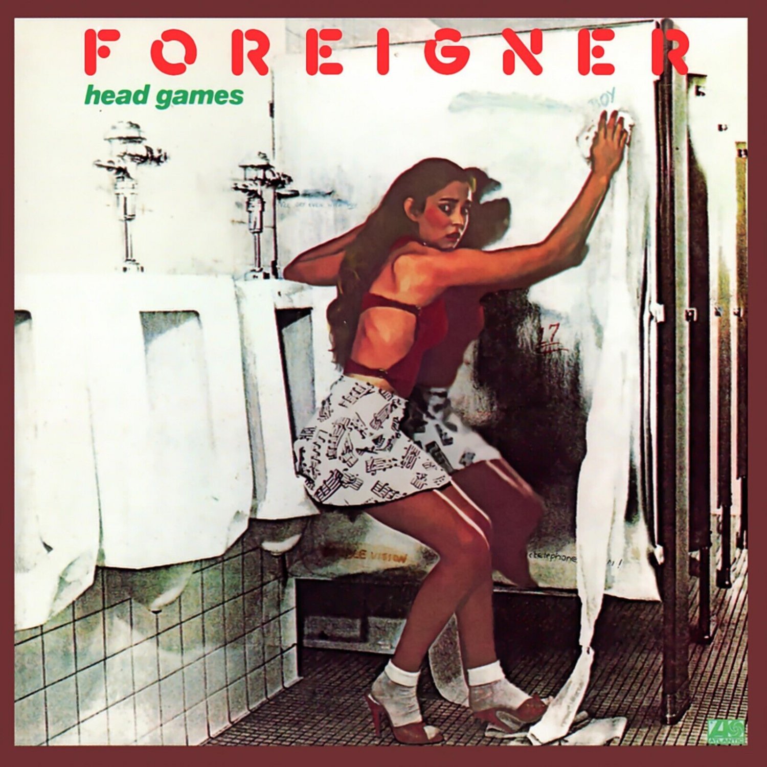 FOREIGNER Head Games BANNER 2x2 Ft Fabric Poster Tapestry Flag album cover art