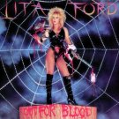 LITA FORD Out for Blood BANNER HUGE 4X4 Ft Fabric Poster Tapestry Flag album art