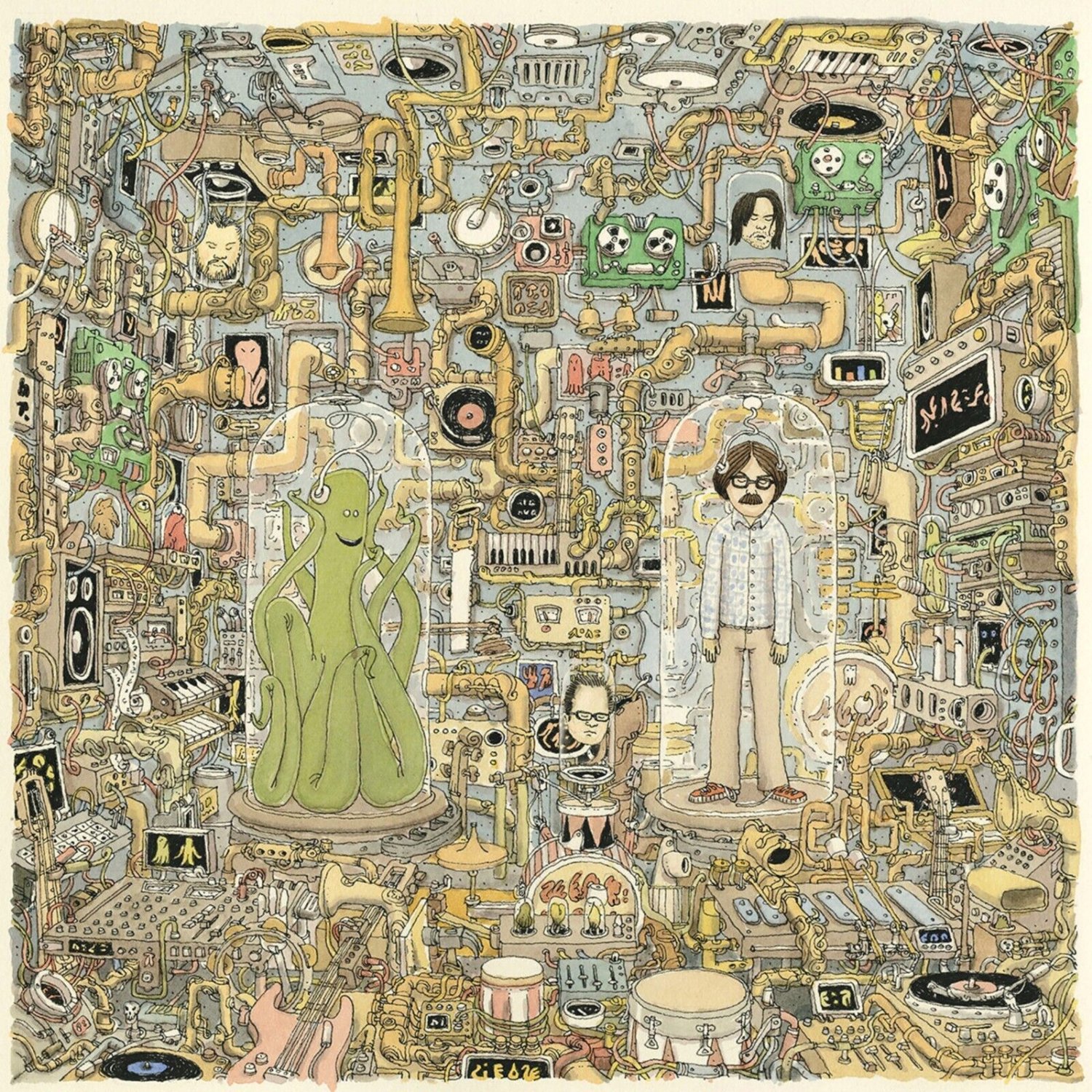 WEEZER OK Human BANNER 2x2 Ft Fabric Poster Tapestry Flag album cover art