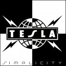 TESLA Simplicity BANNER 3x3 Ft Fabric Poster Tapestry Flag album cover art