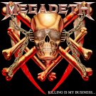 MEGADETH Killing Is My Business BANNER 2x2 Ft Fabric Poster Flag album cover art