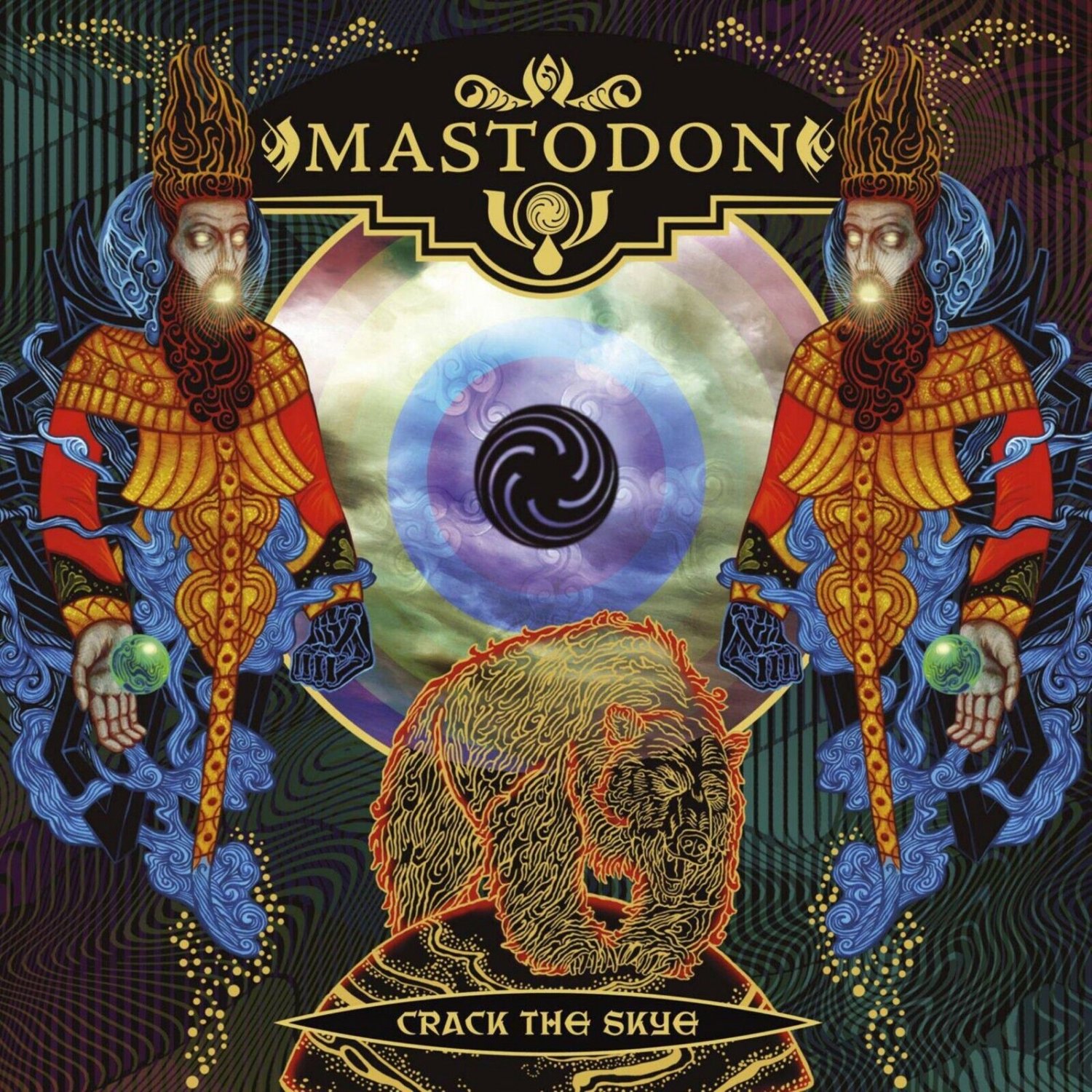 MASTODON Crack the Skye BANNER 2x2 Ft Fabric Poster Tapestry Flag album art