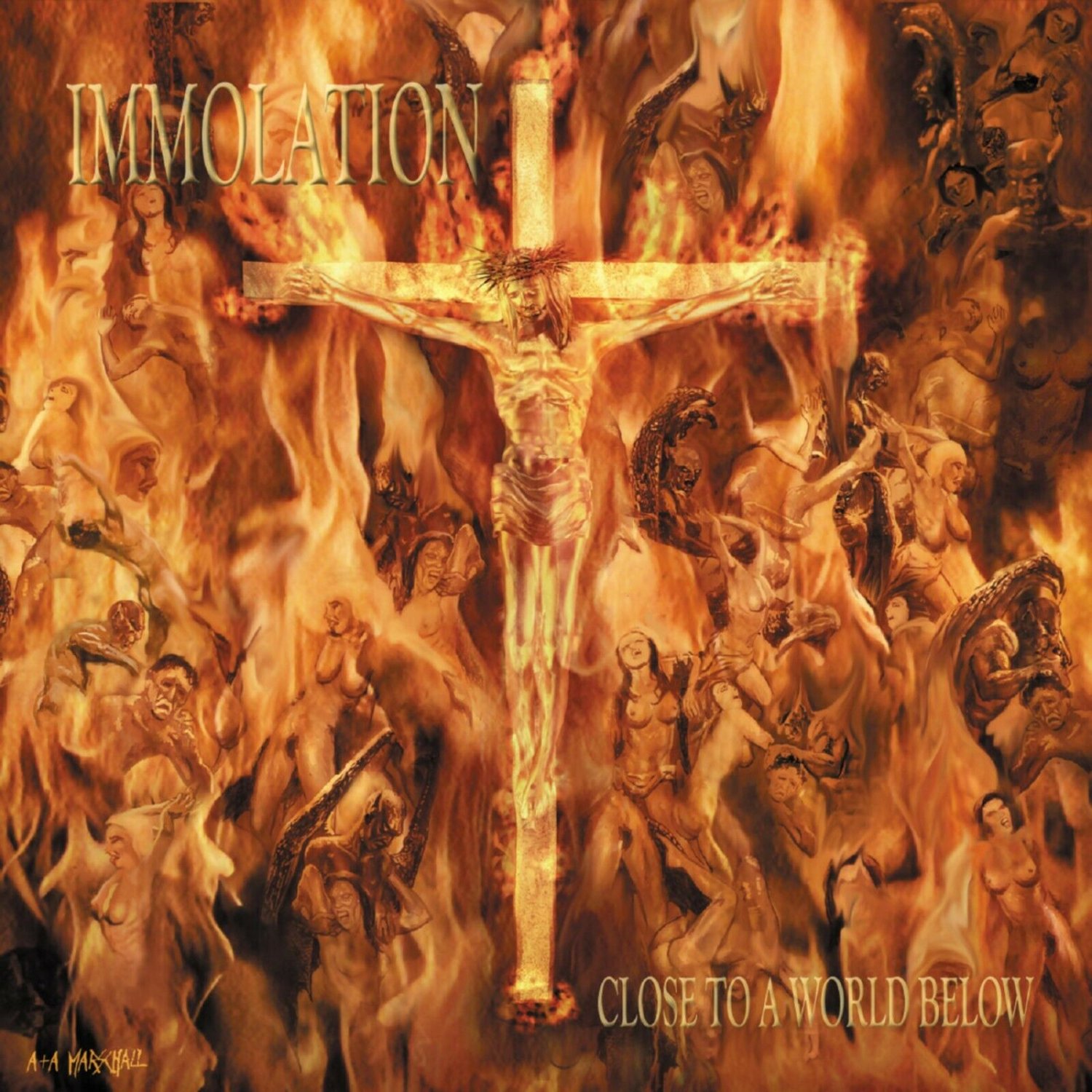 IMMOLATION Close to a World Below BANNER HUGE 4X4 Ft Fabric Poster Tapestry Flag