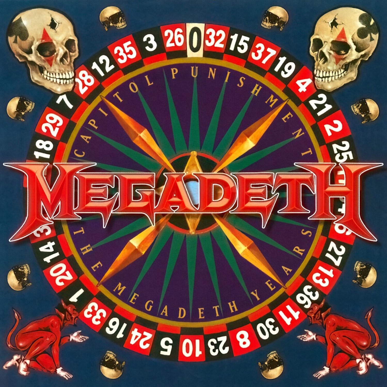 MEGADETH Capitol Punishment BANNER 2x2 Ft Fabric Poster Tapestry Flag album art