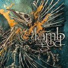 LAMB OF GOD Omens BANNER 3x3 Ft Fabric Poster Tapestry Flag album cover art