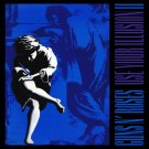 GUNS N ROSES Use Your Illusion 2 BANNER 2x2 Ft Fabric Poster Flag album cover
