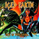 ICED EARTH Days of Purgatory BANNER HUGE 4X4 Ft Fabric Poster Tapestry Flag art