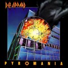 DEF LEPPARD Pyromania BANNER 3x3 Ft Fabric Poster Tapestry Flag album cover art