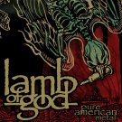 LAMB OF GOD Pure American Metal BANNER 3x3 Ft Fabric Poster Tapestry Flag art