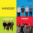 WEEZER Blue Green Red BANNER 3x3 Ft Fabric Poster Tapestry Flag album cover art