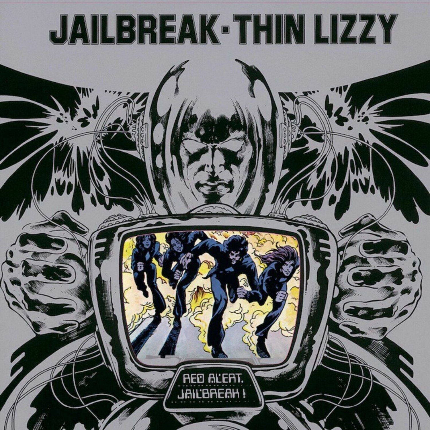 THIN LIZZY Jailbreak BANNER 3x3 Ft Fabric Poster Tapestry Flag album cover art