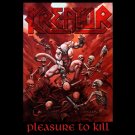 KREATOR Pleasure to Kill BANNER 2x2 Ft Fabric Poster Flag album cover art