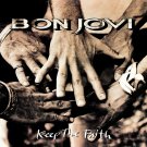 BON JOVI Keep the Faith BANNER 2x2 Ft Fabric Poster Tapestry Flag album art