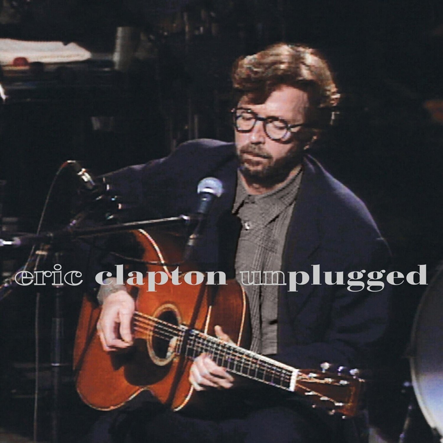 ERIC CLAPTON Unplugged BANNER 2x2 Ft Fabric Poster Tapestry Flag album cover art
