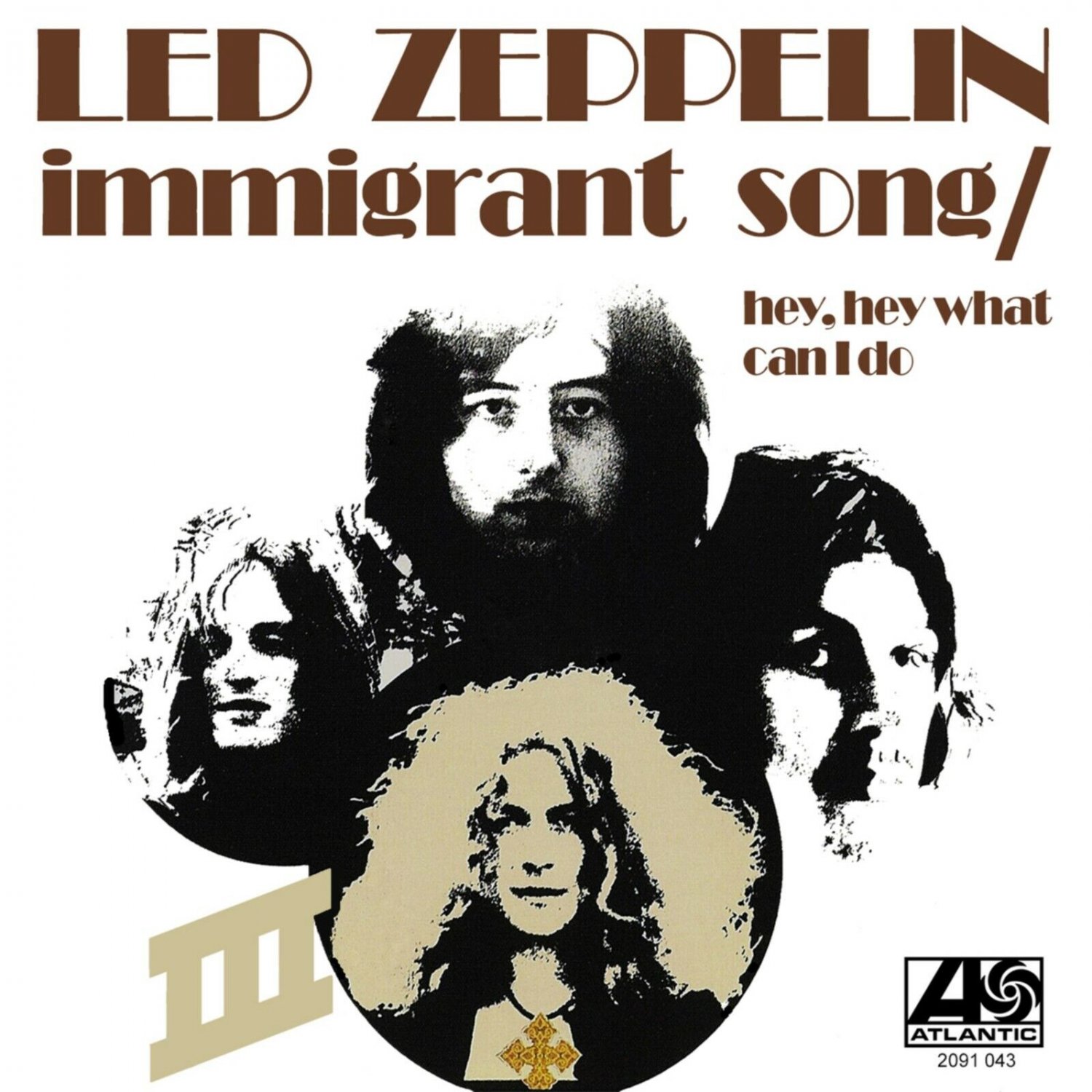 LED ZEPPELIN Immigrant Song BANNER 2x2 Ft Fabric Poster Tapestry Flag album art