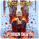 MEGADETH Sudden Death BANNER 2x2 Ft Fabric Poster Tapestry Flag album cover art
