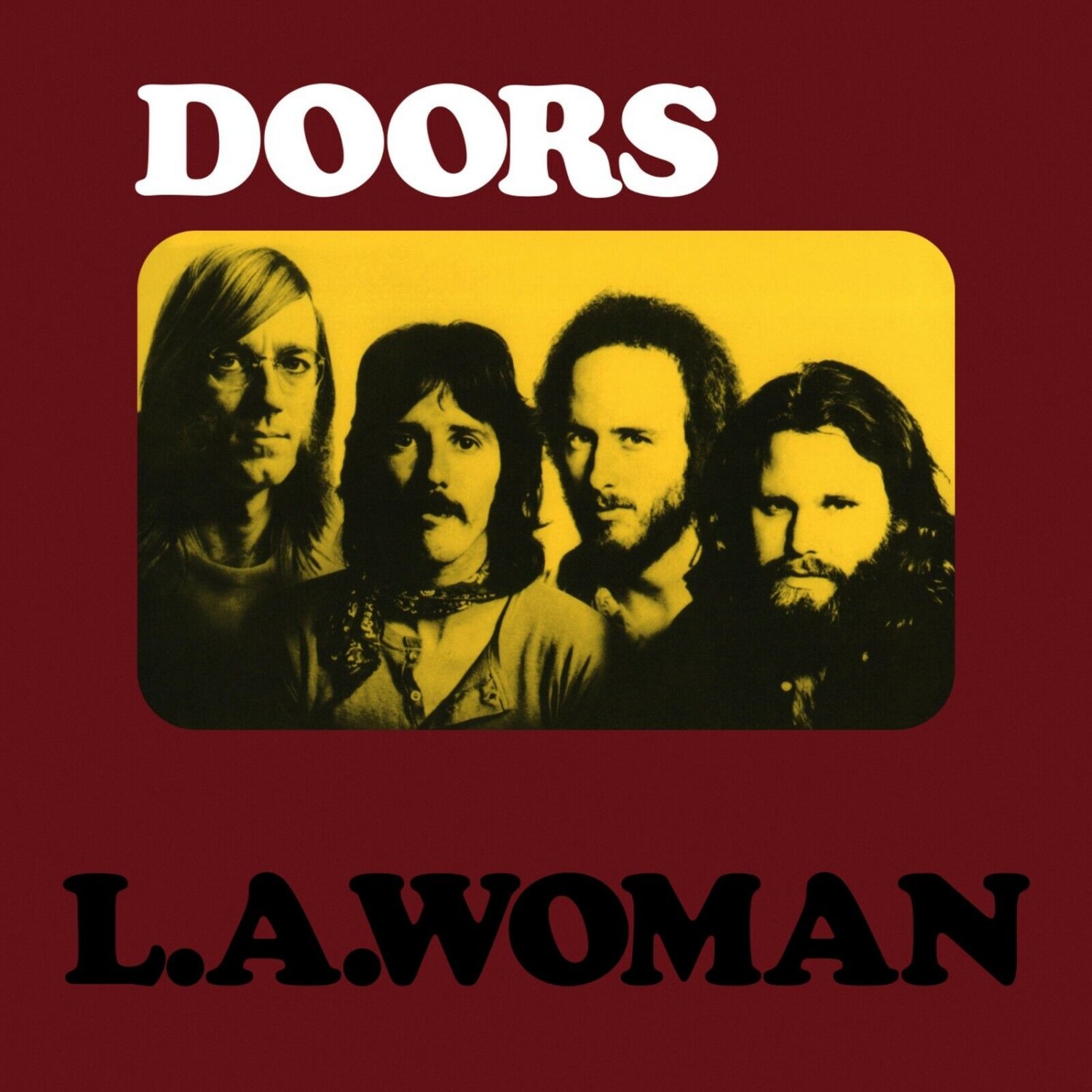 The DOORS L.A. Woman BANNER 3x3 Ft Fabric Poster Tapestry Flag album cover art
