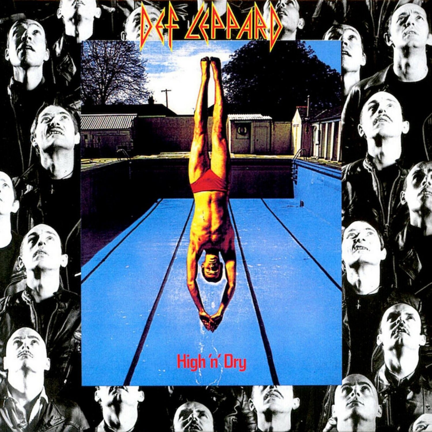 DEF LEPPARD High N Dry BANNER 3x3 Ft Fabric Poster Tapestry Flag album cover art