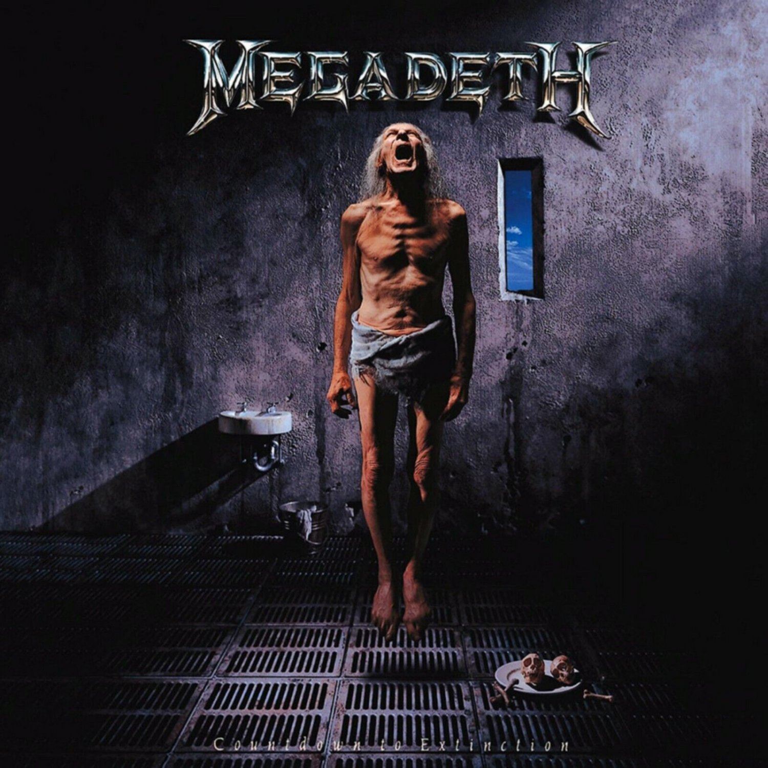 MEGADETH Countdown to Extinction BANNER 2x2 Ft Fabric Poster Flag album band art