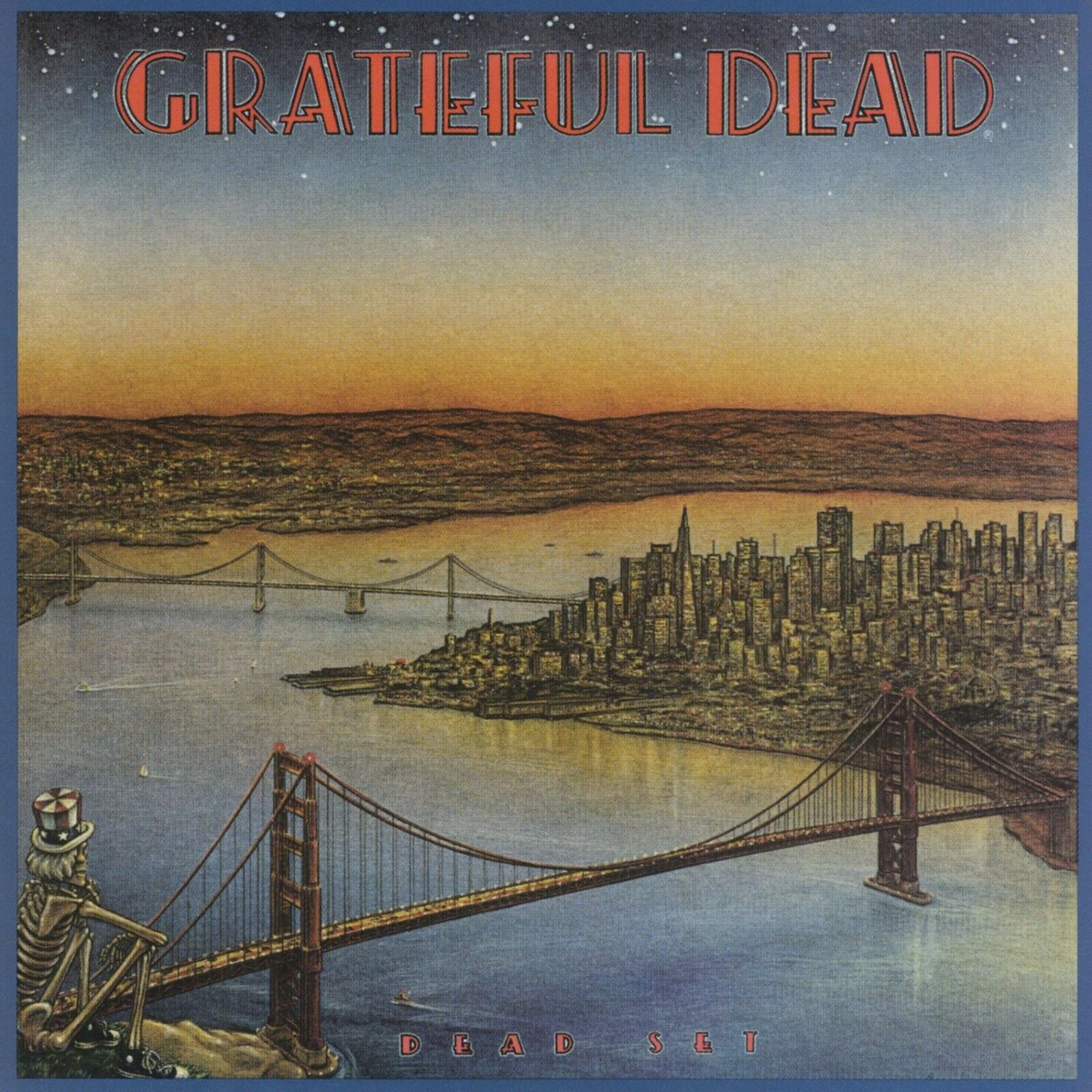 GRATEFUL DEAD Dead Set BANNER 2x2 Ft Fabric Poster Tapestry Flag album cover art