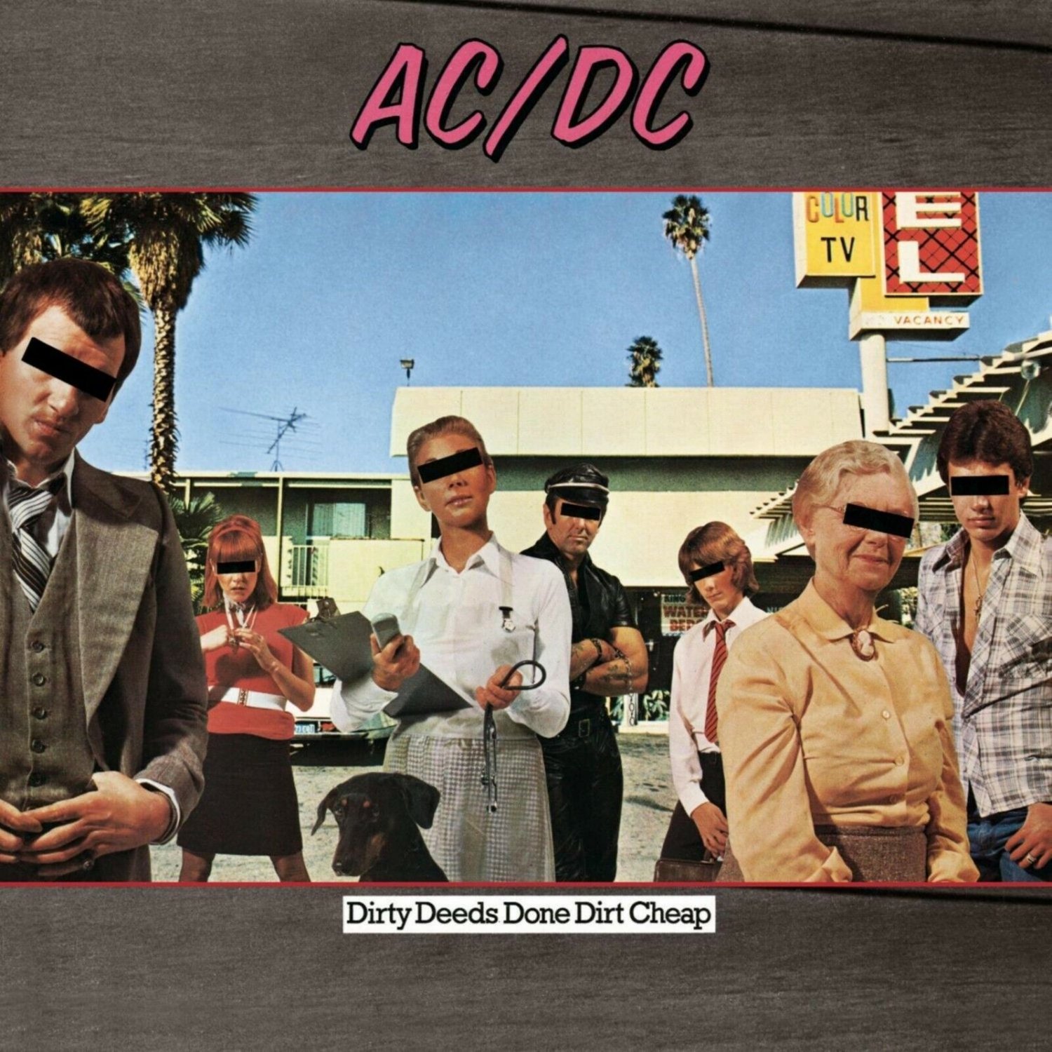 AC/DC Dirty Deeds Done Dirt Cheap BANNER 3x3 Ft Fabric Poster Tapestry Flag art