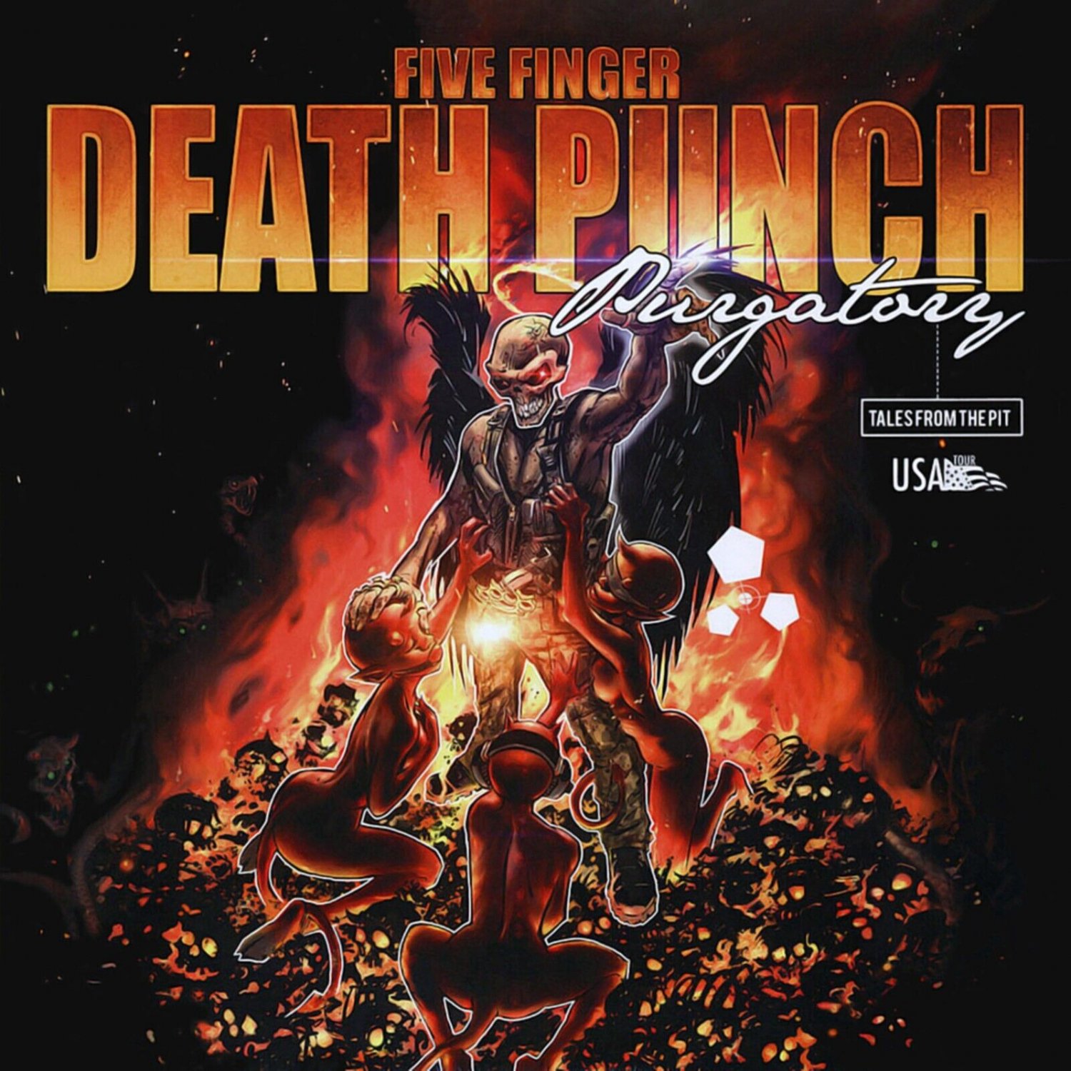 Five finger death bad company. FFDP обложки. 5 Finger Death Punch обложки альбомов.