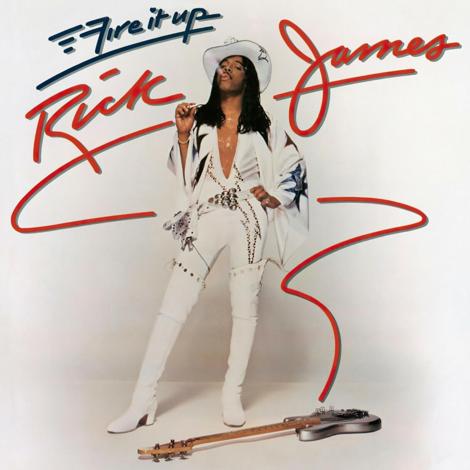 RICK JAMES Fire it Up BANNER HUGE 4X4 Ft Fabric Poster Tapestry Flag album art