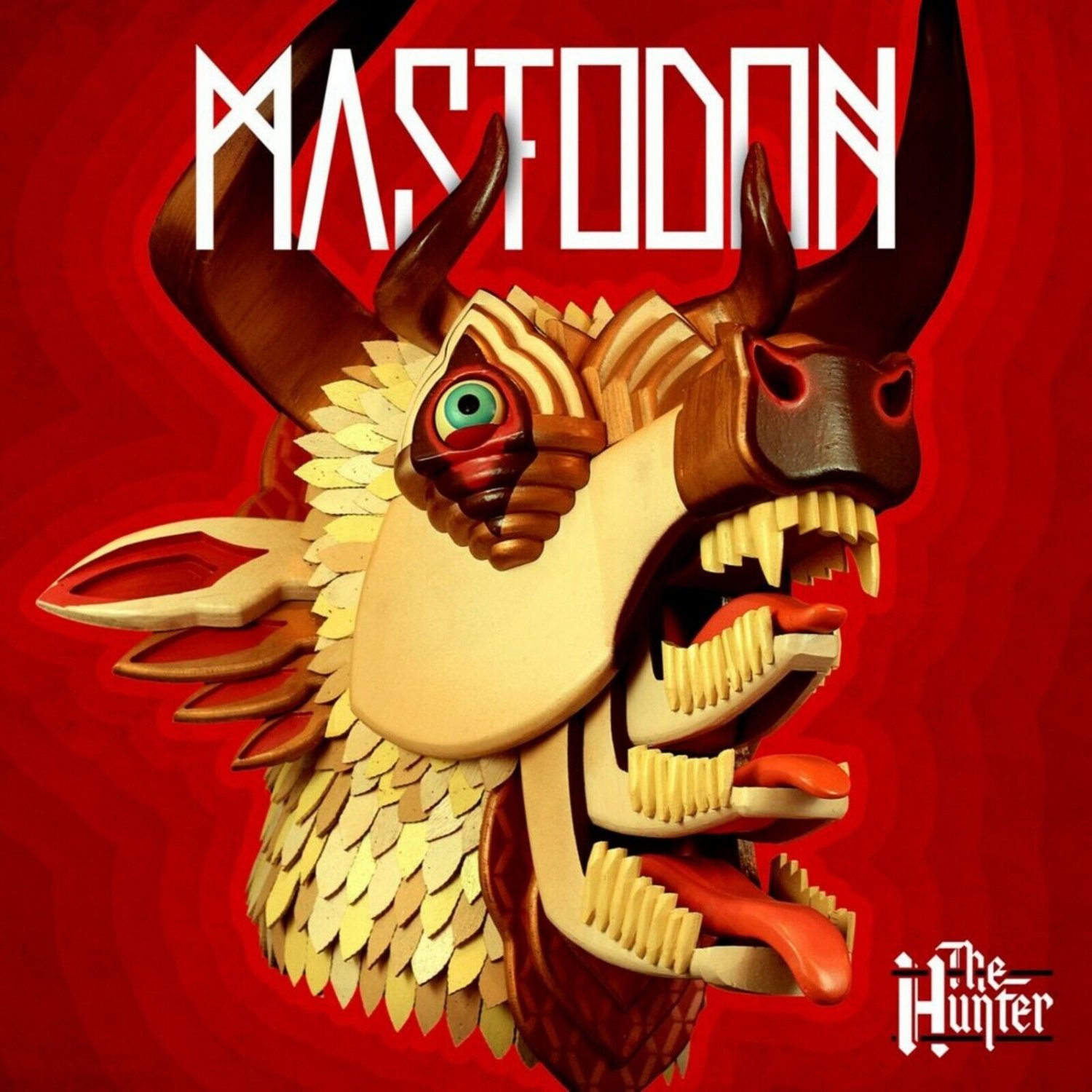 MASTODON The Hunter BANNER 3x3 Ft Fabric Poster Tapestry Flag album cover art